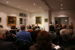 Adventsstunde Galerie Wimmer, Katja Sebald und Josef Brustmann, 10.12.17
